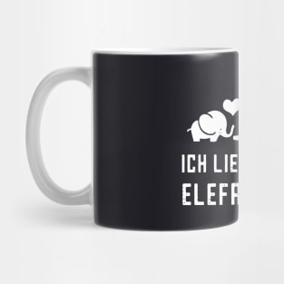 Ich Liebe Einfach Elefanten Ok Daughter Mug